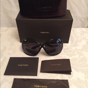 Tom Ford Whitney Sunglasses Black w/All Papers